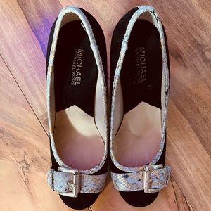 Michael Kors black suede shoes.